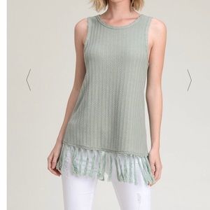 Sleeveless Sweater Tank
